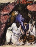 Paul Cezanne The Strangled Woman oil on canvas
